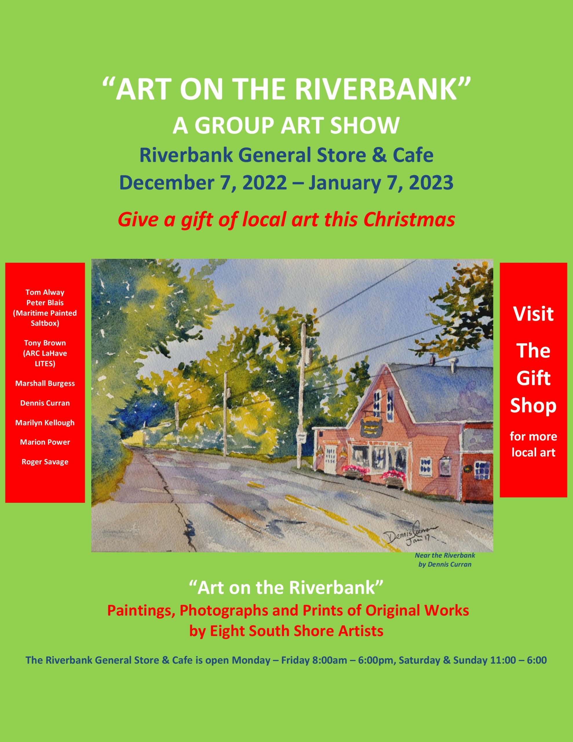 Art On the Rivierbank Group Show