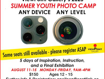 ViewPoint Gallery 2025 Summer Youth Photo Camp