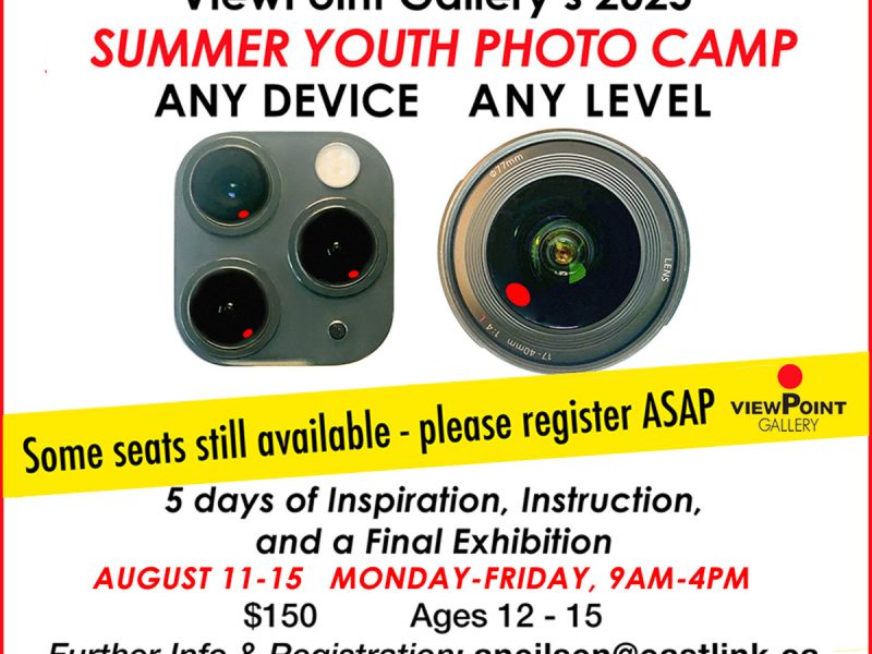 ViewPoint Gallery 2025 Summer Youth Photo Camp