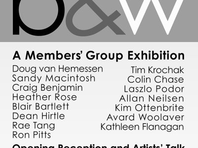 B&W. A group show celebrating black and white photography.