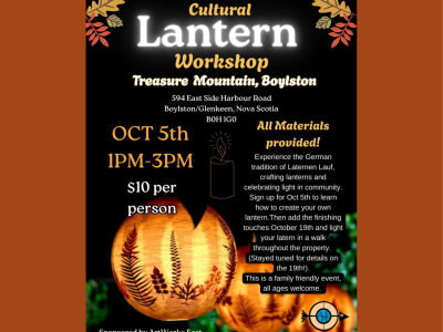 Artworks East Lantern Making Workshop: Treasure Mountain