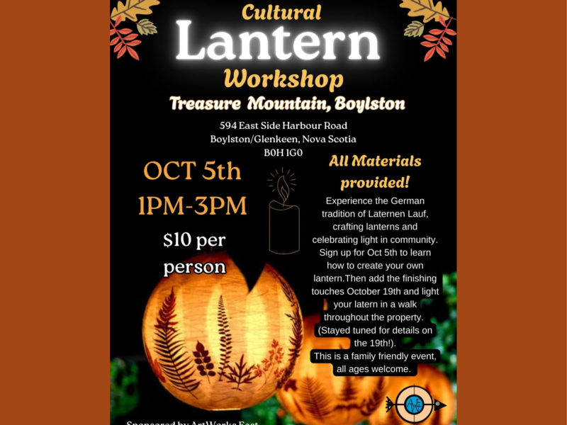 Artworks East Lantern Making Workshop: Treasure Mountain