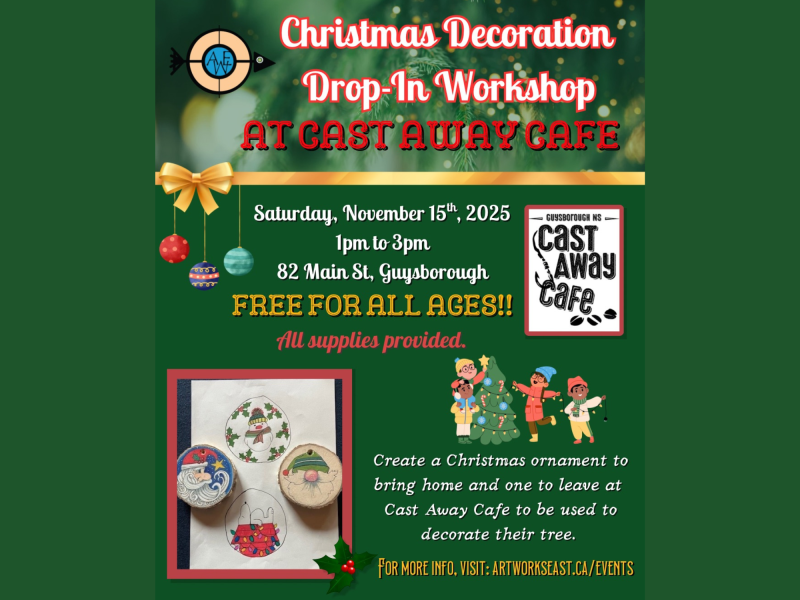 ArtWorks East Christmas Decoration Drop-In Workshop