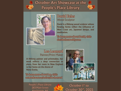 October Art Showcase at the People’s Place Library: David Eels & Lee Leonard