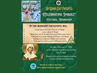 ArtWorks East Presents: "Celebrating Imbolc" Cultural Workshop