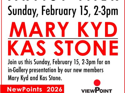 NewPoints Artist Talk: Mary Kyd and Kas Stone