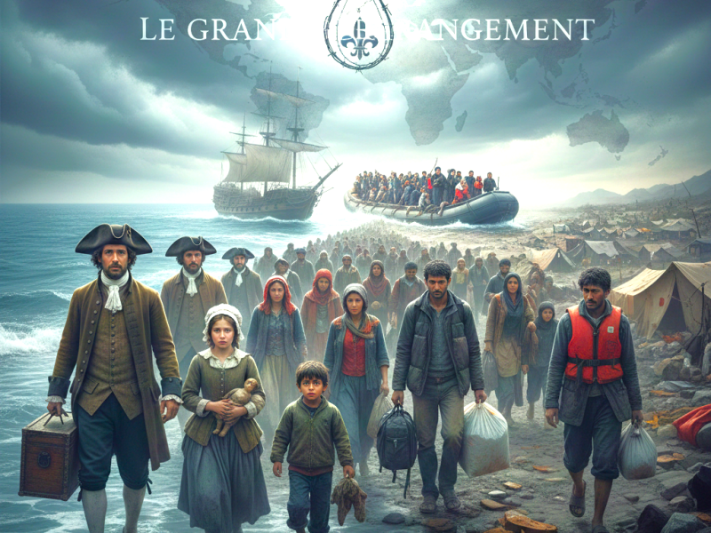 French Acadian parable tale to the World humaitarian refugee Crisis Movie trailer launch