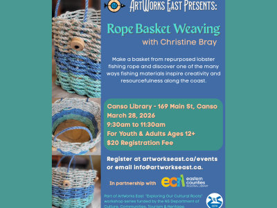 ArtWorks East Presents: Rope Basket Weaving with Christine Bray