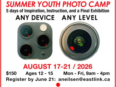 ViewPoint Gallery's 2026 Summer Youth Photo Camp