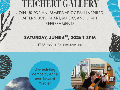 An Afternoon of Ocean Sights and Sounds: Art and Music at Teichert Gallery