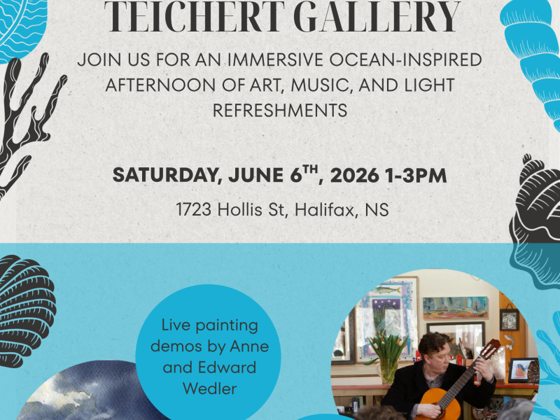 An Afternoon of Ocean Sights and Sounds: Art and Music at Teichert Gallery