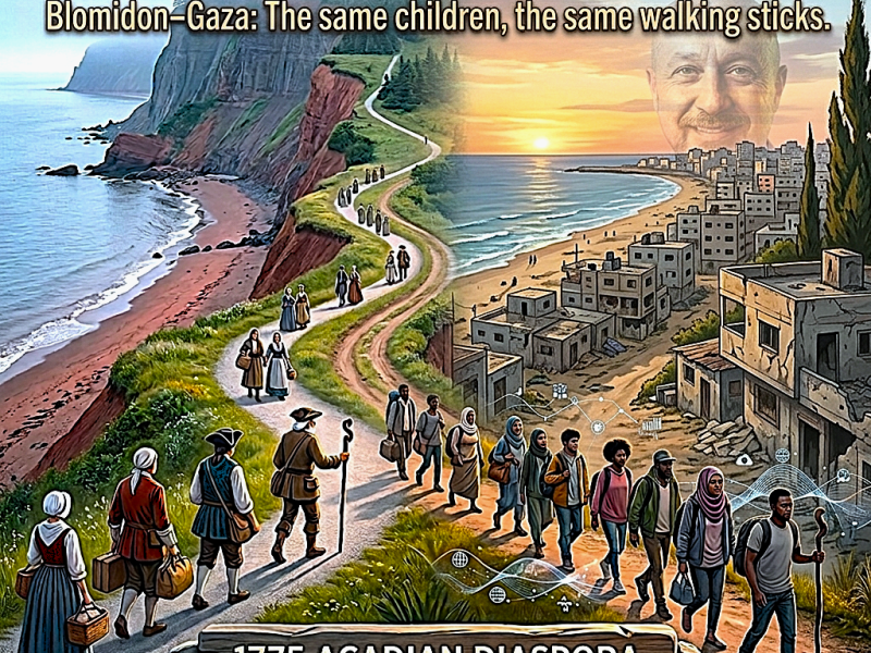 Grand Pré -Gaza et le Enfants film de Cajun Dead et le Walkin Stick