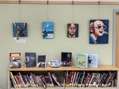 Sean Benton at Elmsdale Library