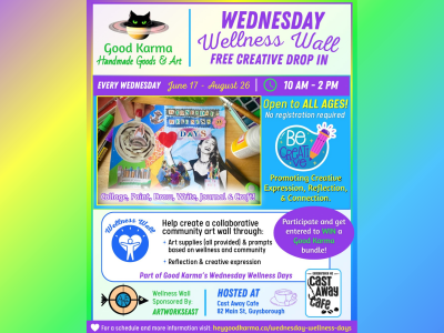 Good Karma & ArtWorks East Presents: The Wellness Wall Project