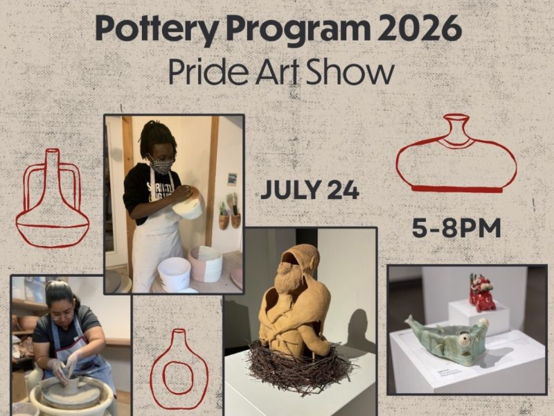 Pride Art Exhibit - RRANS Pottery Program 2026