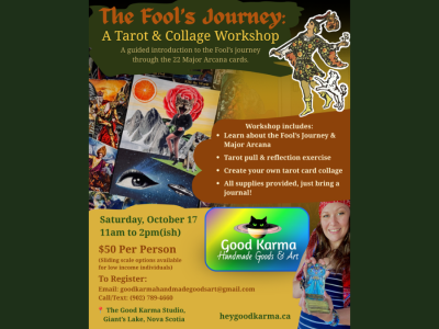 The Fool’s Journey: A Tarot & Collage Workshop