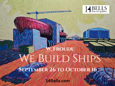 We Build Ships by W. Froude at 14 Bells Fine Art Gallery