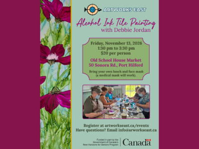 ArtWorks East Presents: Ink Tile Painting with Debbie Jordan